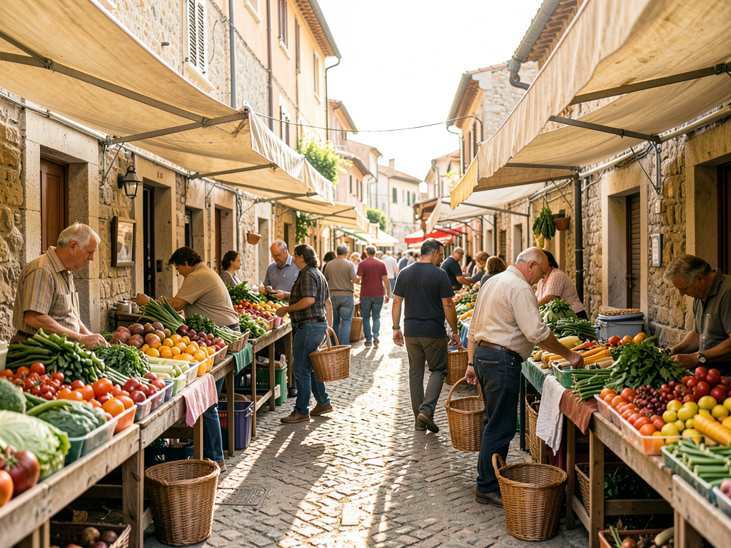 Faire ses courses au marché de Lorgues