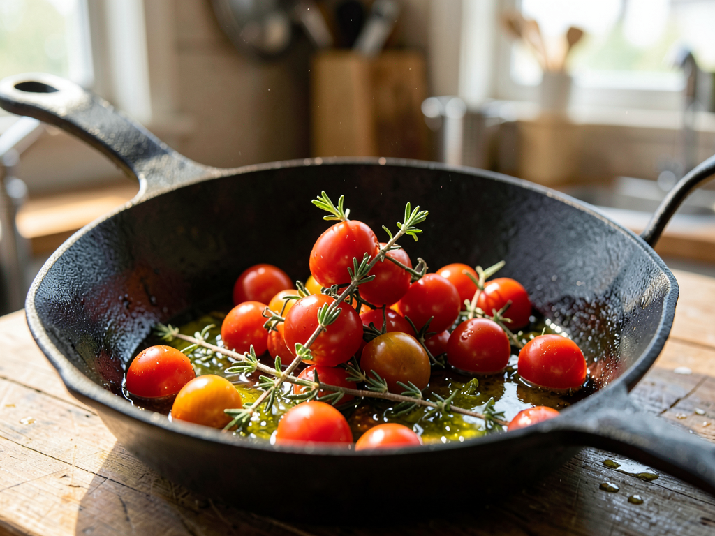 Comment cuisiner les tomates cerises pour un accompagnement de viande réussi ?